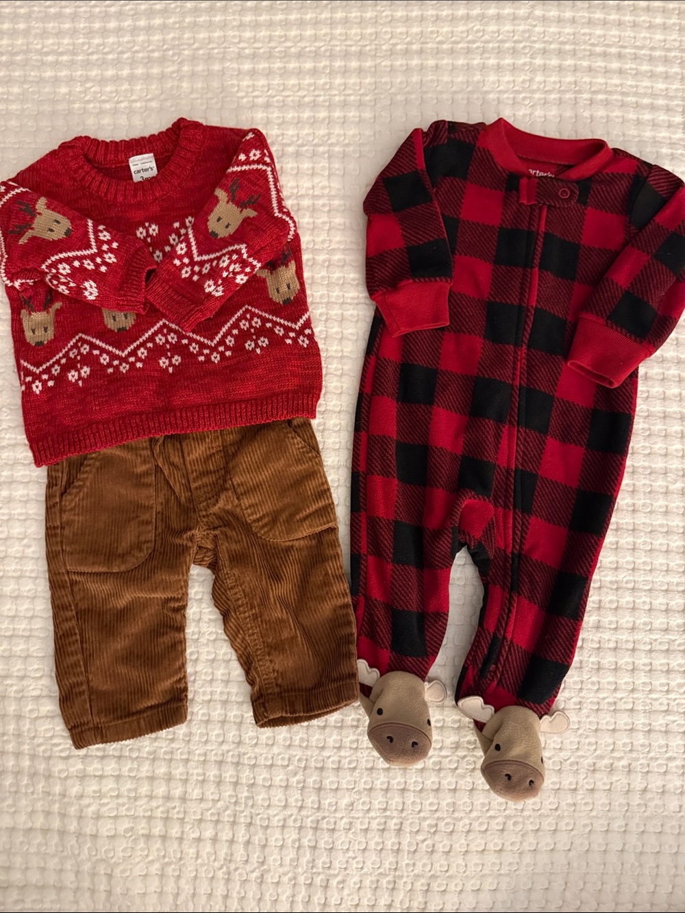Infant Holiday Reindeer/Moose Set
